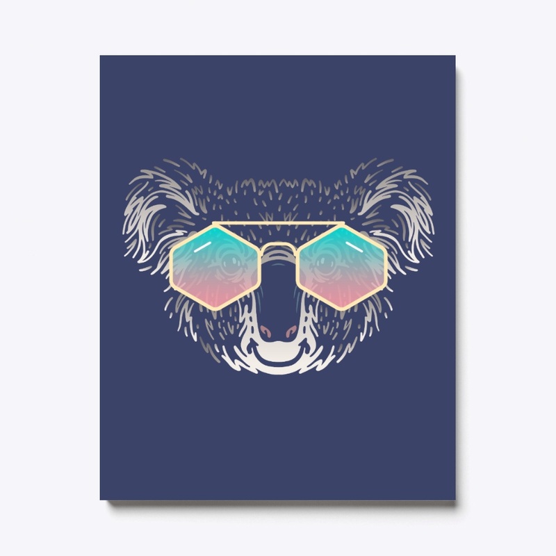Cute Koala in Sunglasses (Colored+sg10)