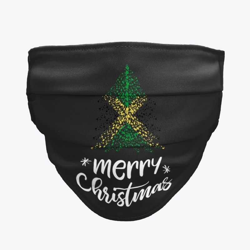 Merry Christmas with Jamaica flag