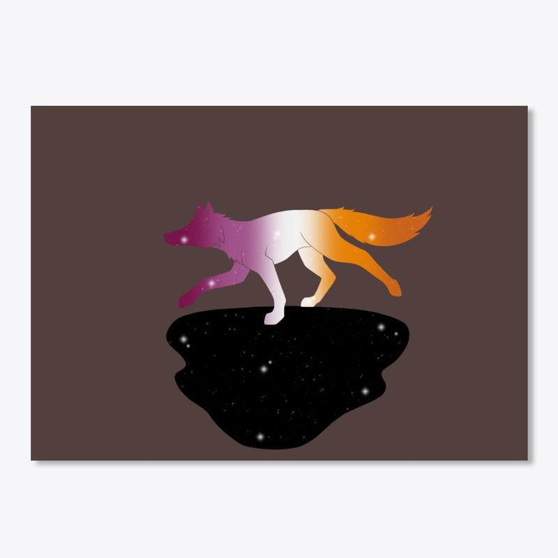 Lesbian running starry fox