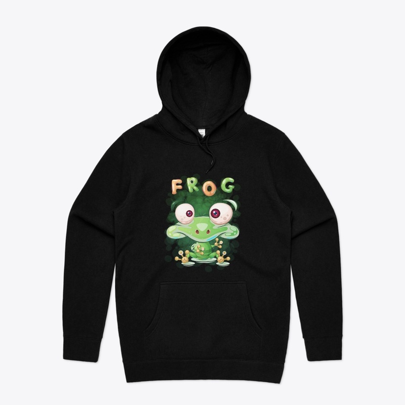 Green Frog T-Shirt Print