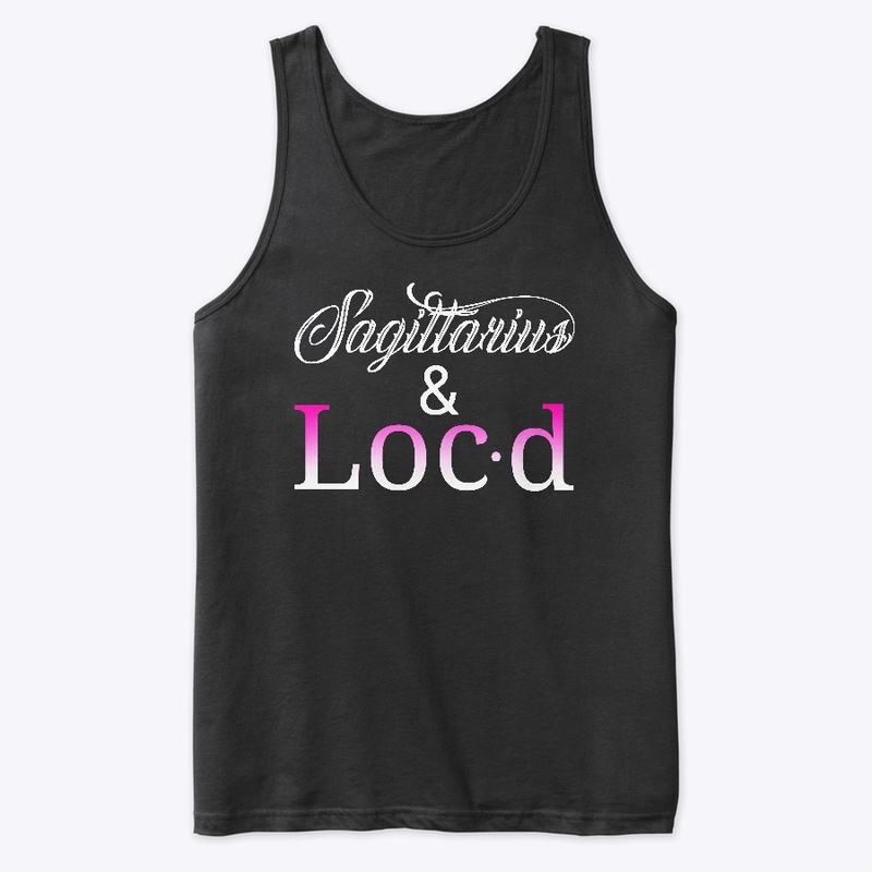 Sagittarius & loc'd zodiac tee shirt