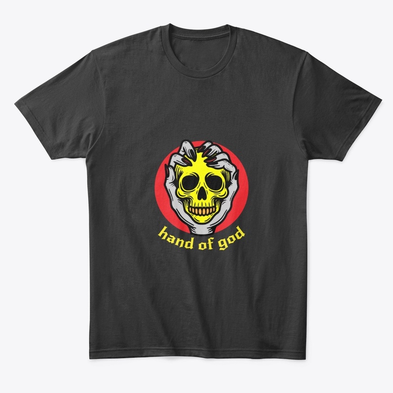 skull enveloped by hands