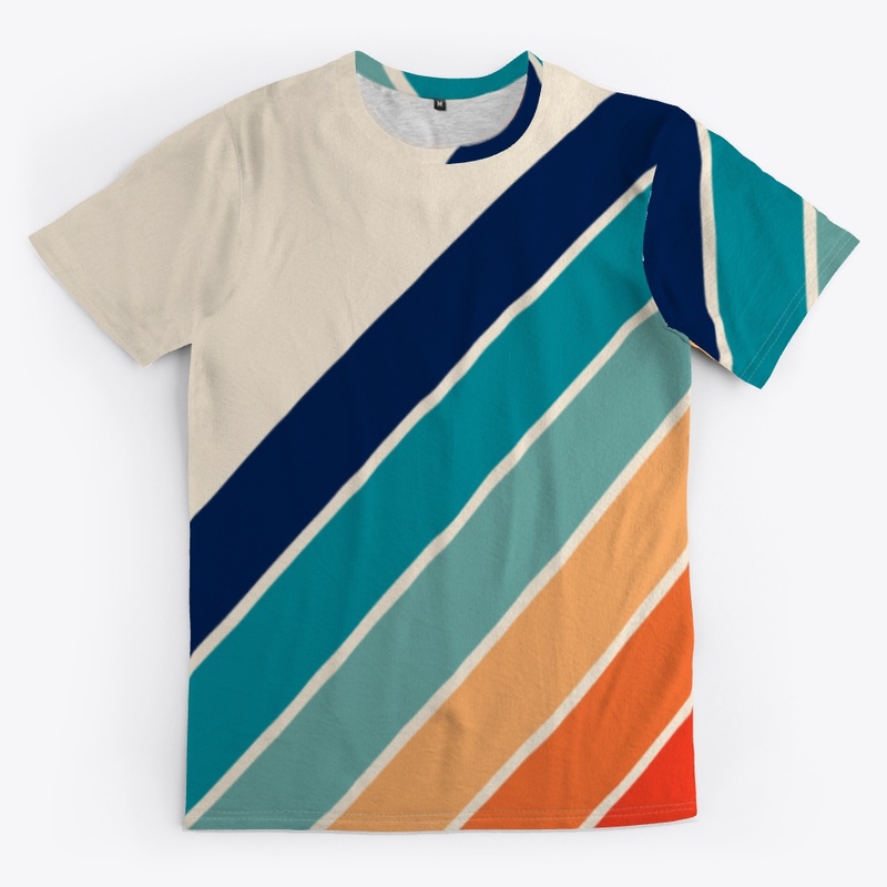 Karanda - 70s Style Retro Stripes