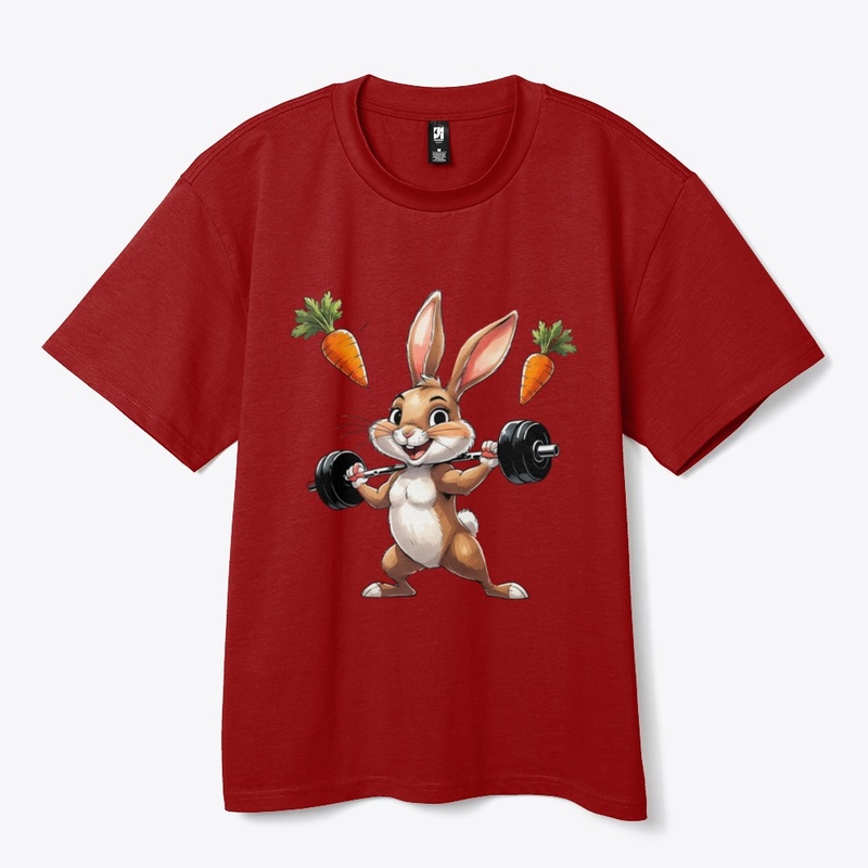 Buff Bunny – Funny Workout Rabbit 