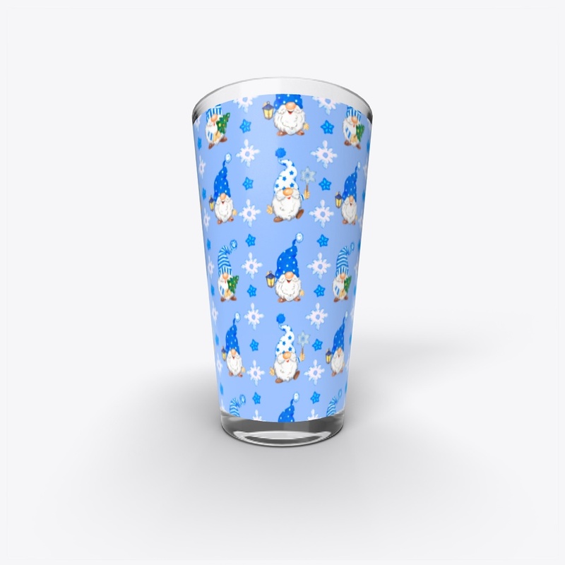 Gnomes in the snowflakes