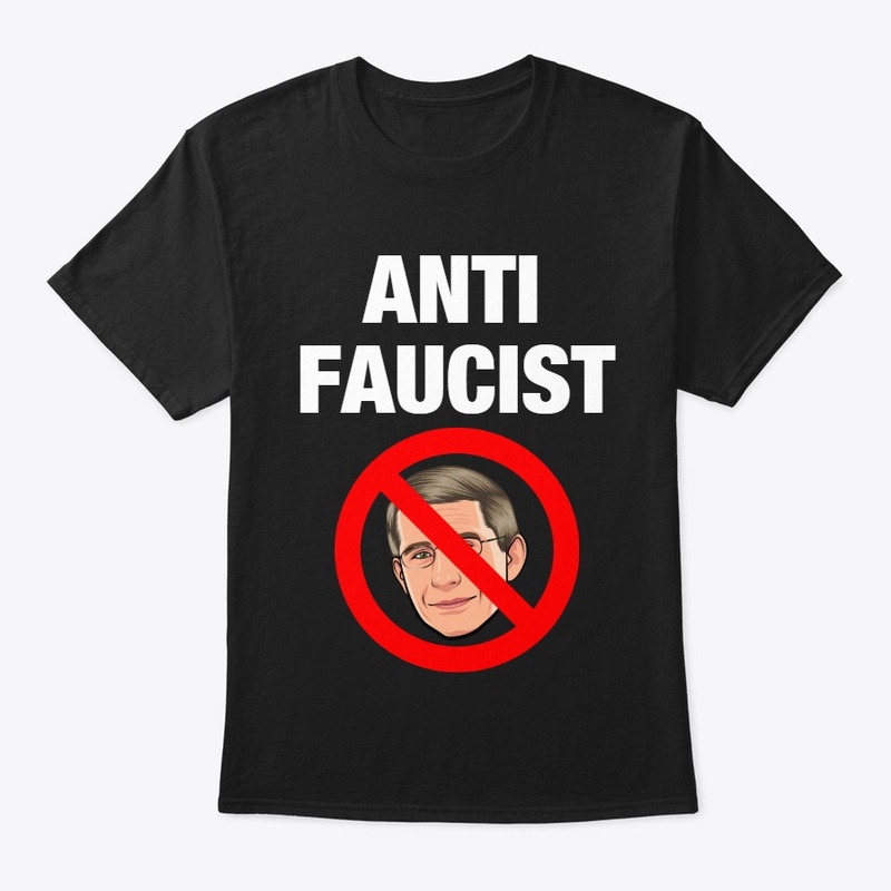 ANTI-FAUCIST AKTION ADULT TEE BLK