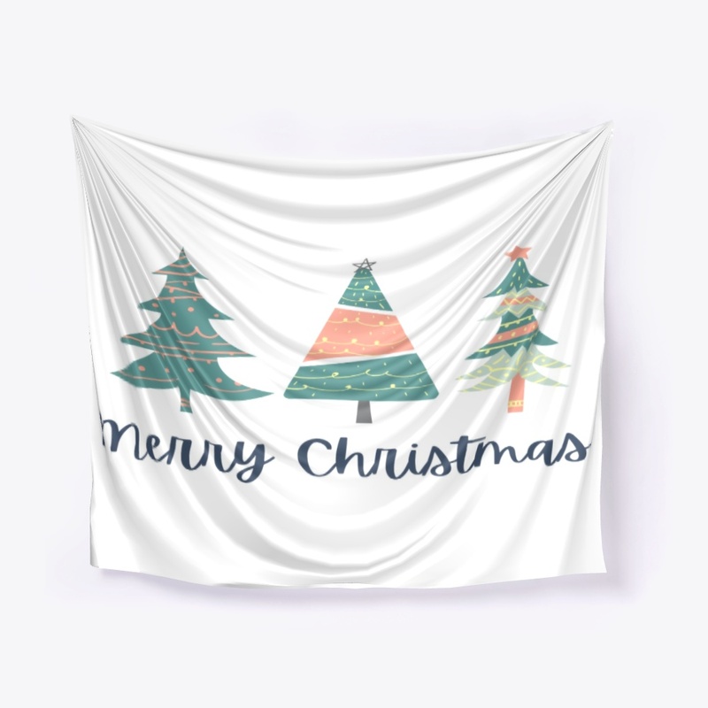 Merry Christmas Boho Trees