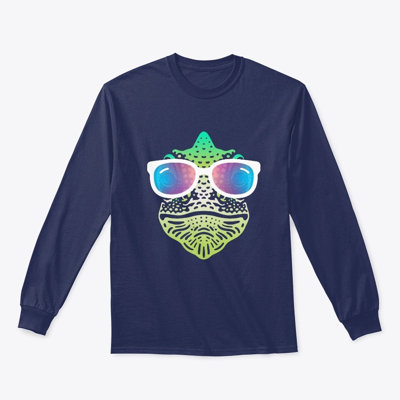 Cute Chameleon in Sunglasses (clr+sg04)