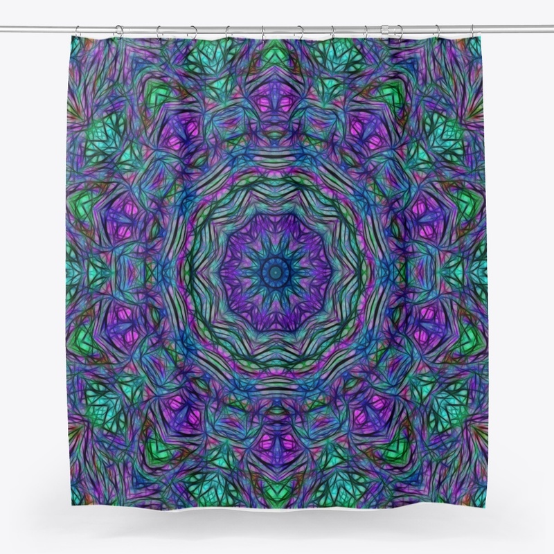 Blue Green Purple Klaeidoscope