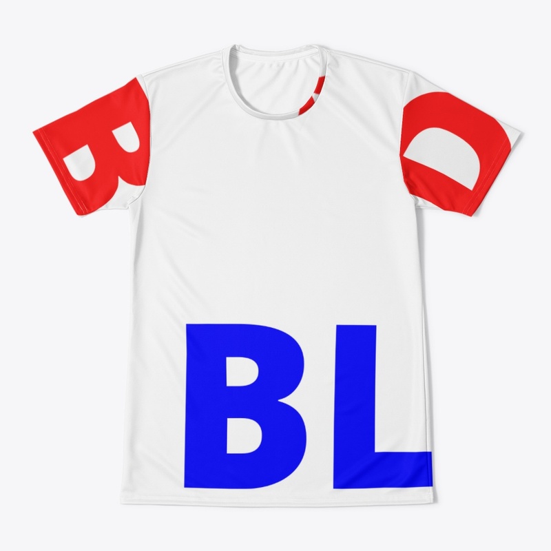 Bed white and blue funny independence na