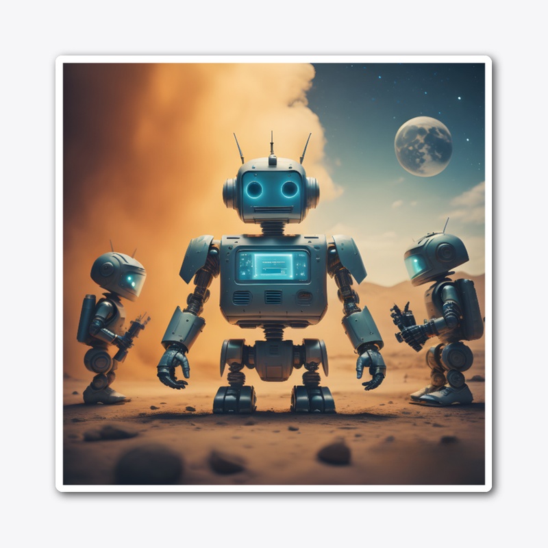 Three robots