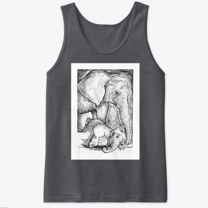 Cute Animals - Elephant & Child