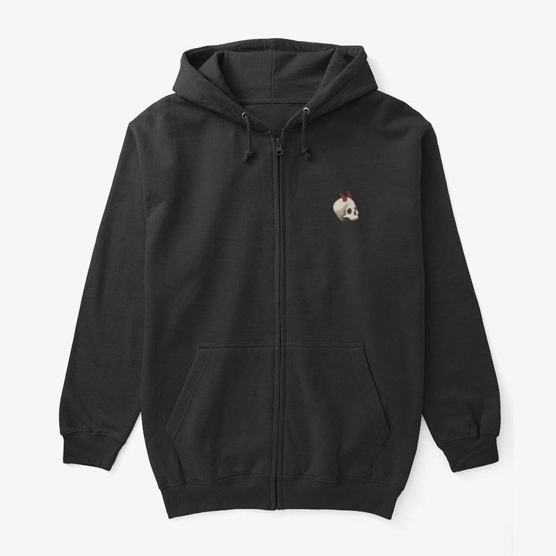 skull zip