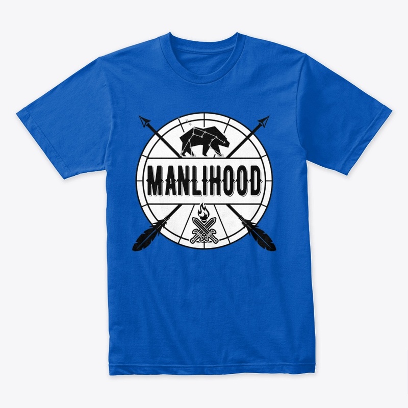 Manlihood Black and White Logo