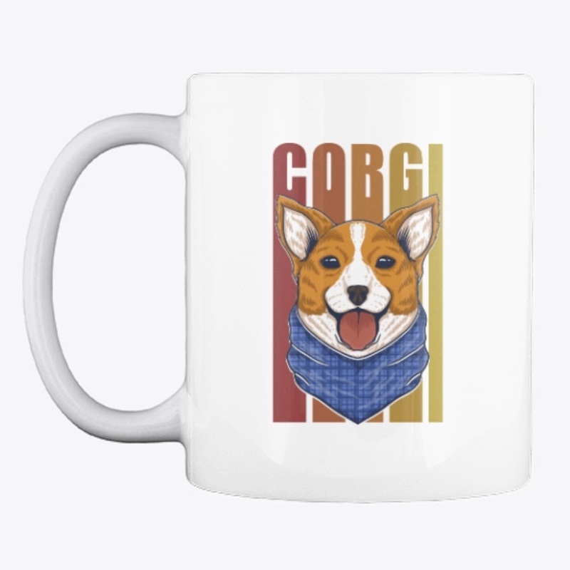Corgi with Bandana