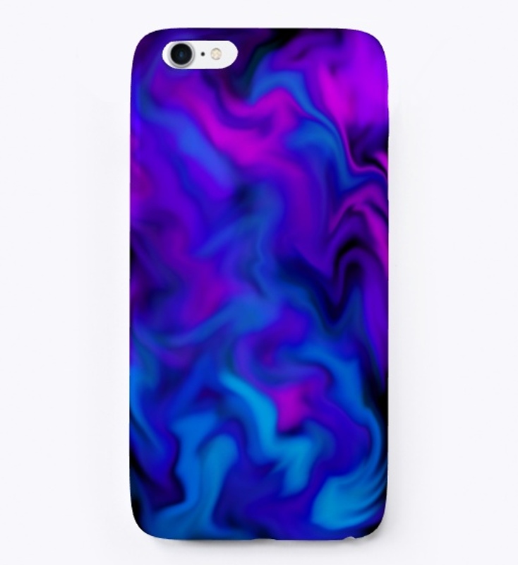 Purple/Blue Water Marbling