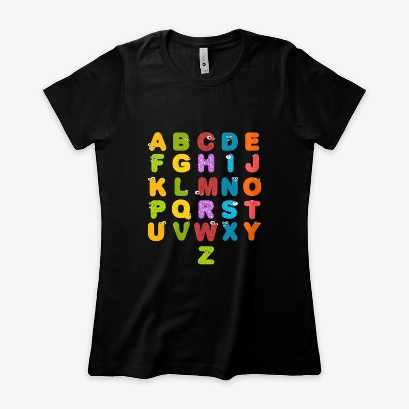 Alphabet Funny t shirts