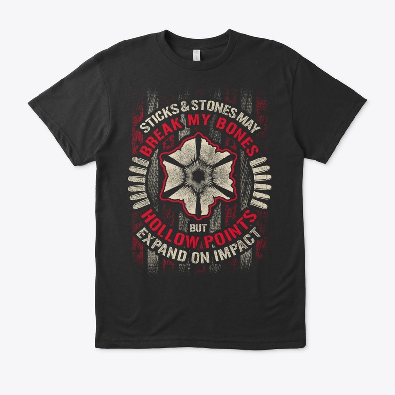 Gun Control Hollow Points t shirt