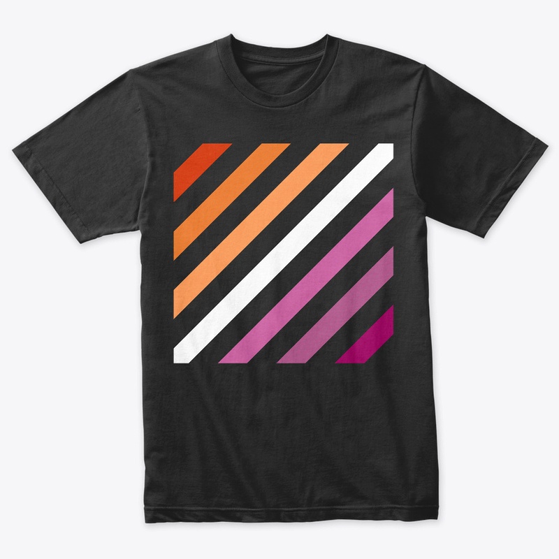 Lesbian Flag (Diagonal Stripes)