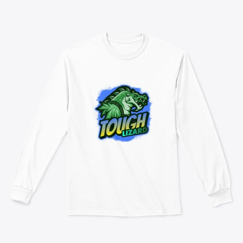cartoon logo design: tough lizard