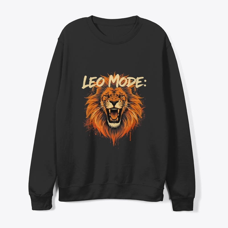 Leo Mode Roaring Lion design