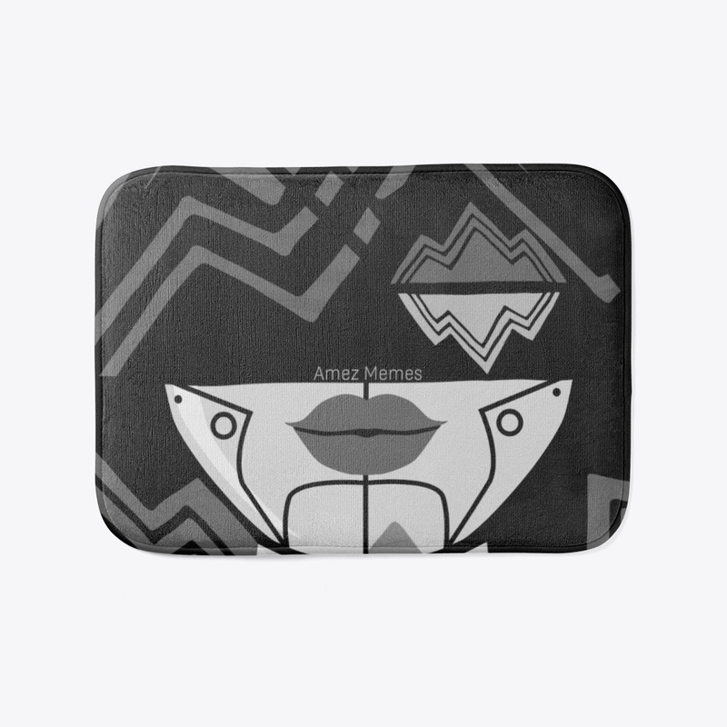 Black Gorgeous Lips Pattern 