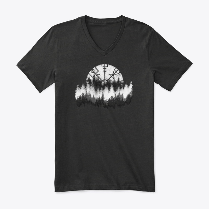 Vegvísir - V neck