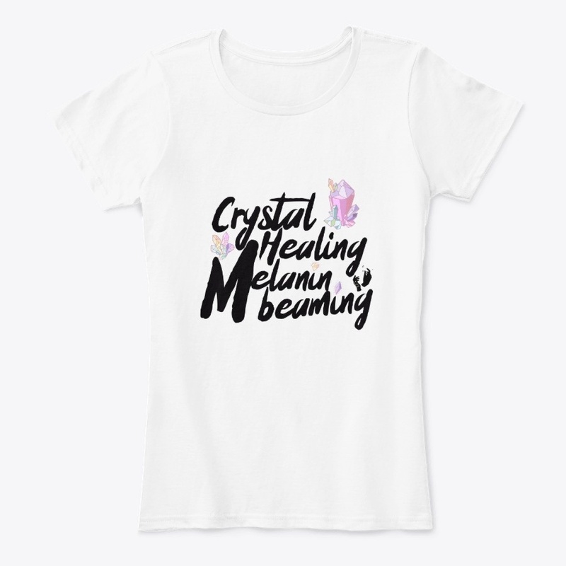 Melanin beaming crystal art design