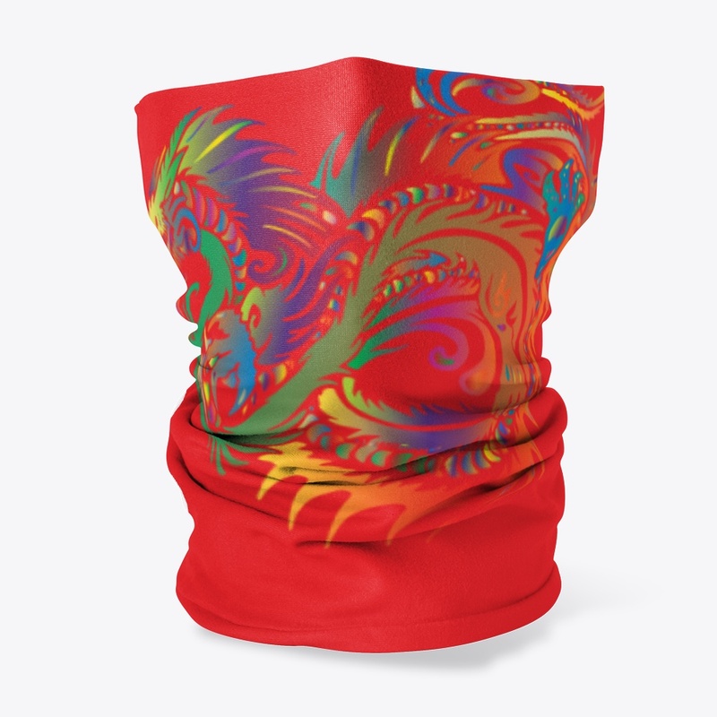 Dragón de colores