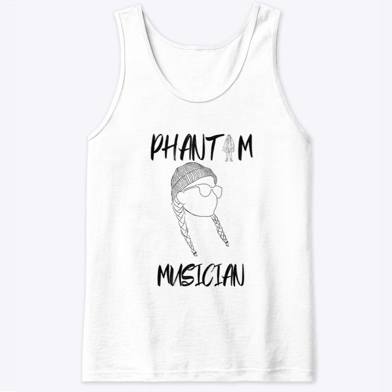Phantom Merch Black on White
