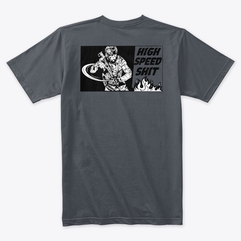 High Speed Shit Heavy Metal T-Shirt Back
