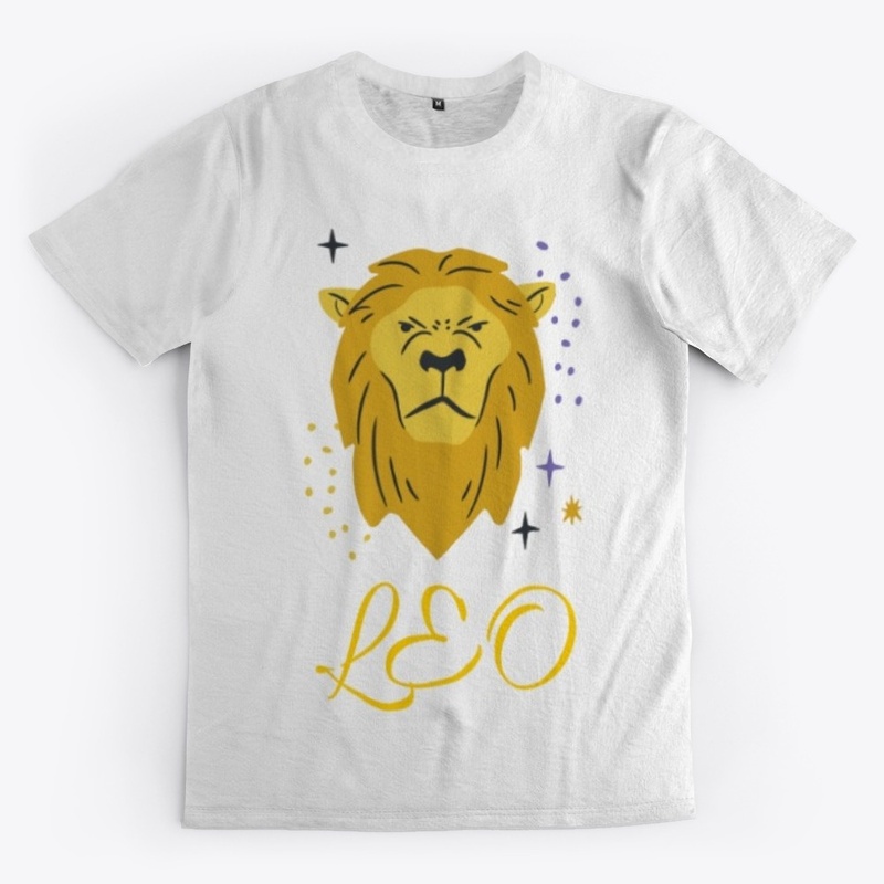 Leo cartoon style