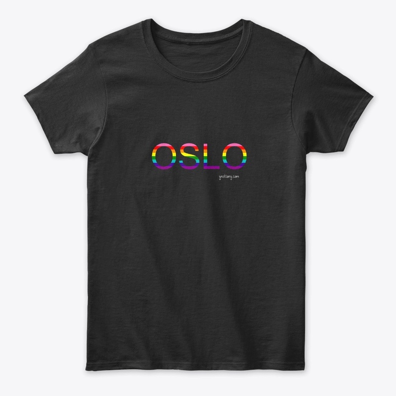 Oslo Pride Rainbow Flag Apparel.