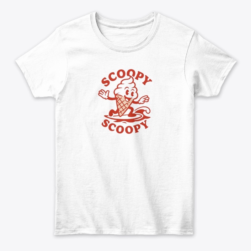 Scoopy Scoopy Ice Cream Mascot Design