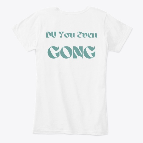 Dugong Qigong Oki 2024 White T-Shirt Back