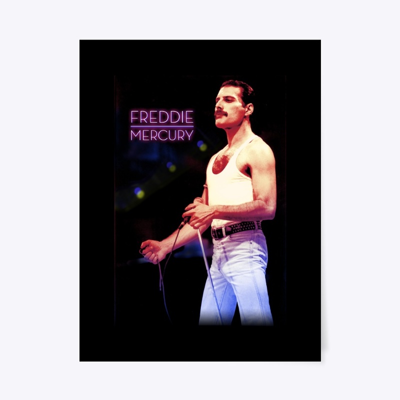 Freddie Mercury Official Neon Mic