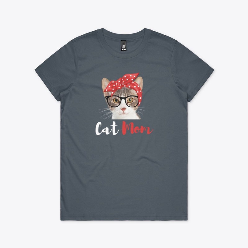 Cat Mom Messy Bun 