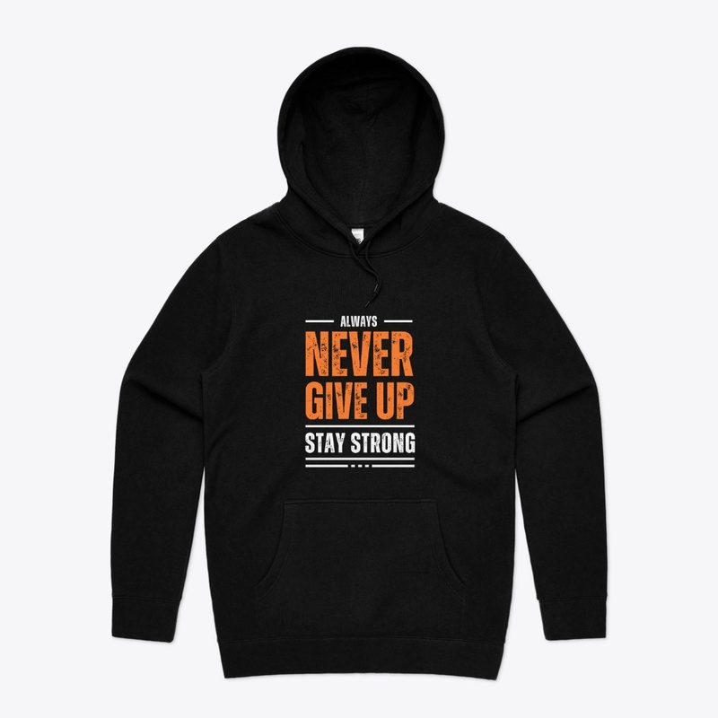 Never give up 