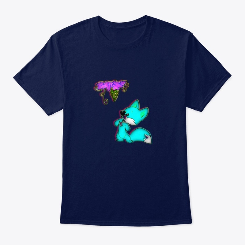 Fox and  grapic tree t shirt design. 