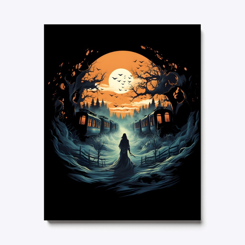 Halloween Train Design