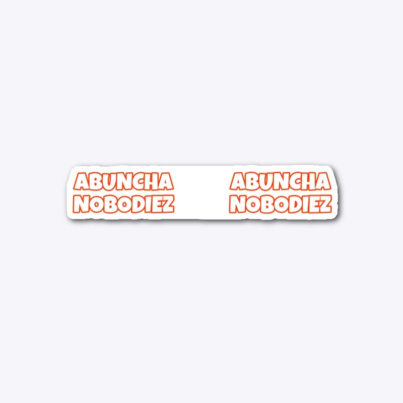 Abuncha Nobodiez logo collection