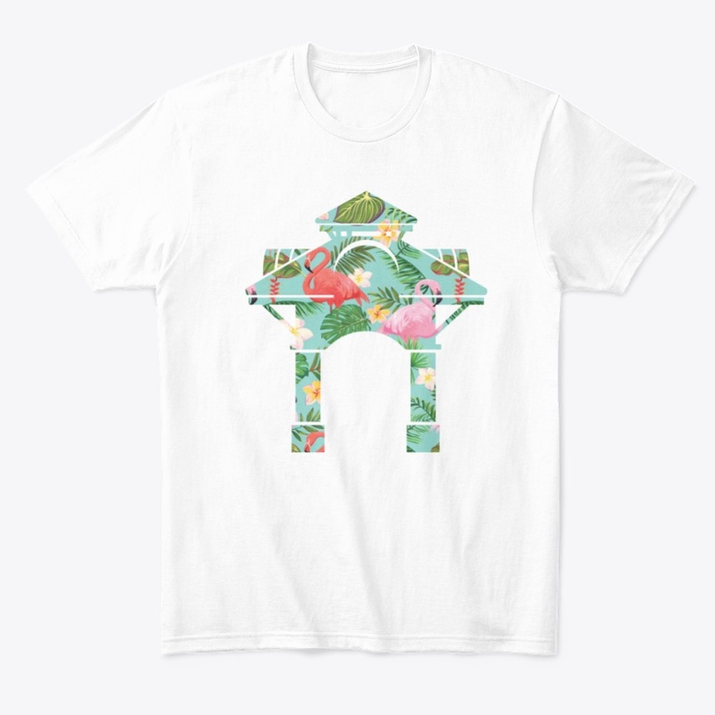 WAWG Tropical Flamingo Clock Tower