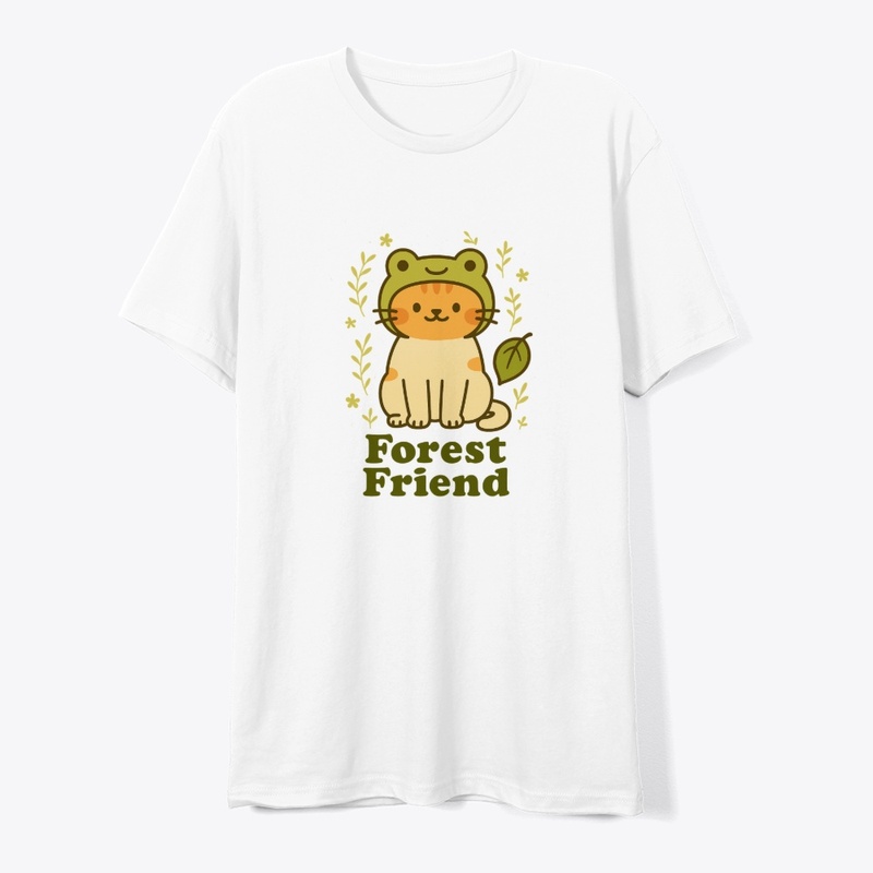 Forest Friend Frog Hat Cat