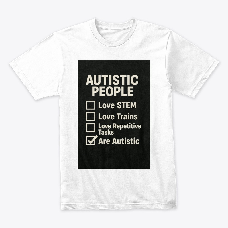Autistic People Checkbox end stereotypes