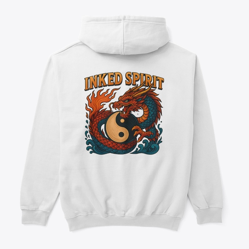 Dragon Yin Yang Tattoo Design