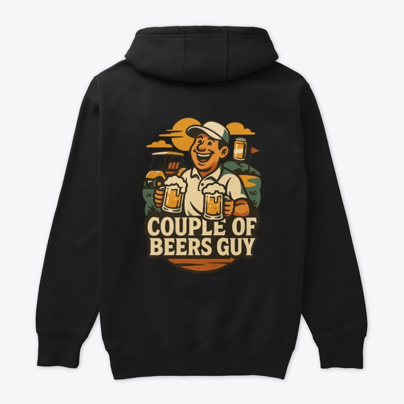 Couple of Beers Golf Guy