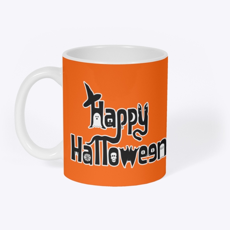 Halloween spirit in black