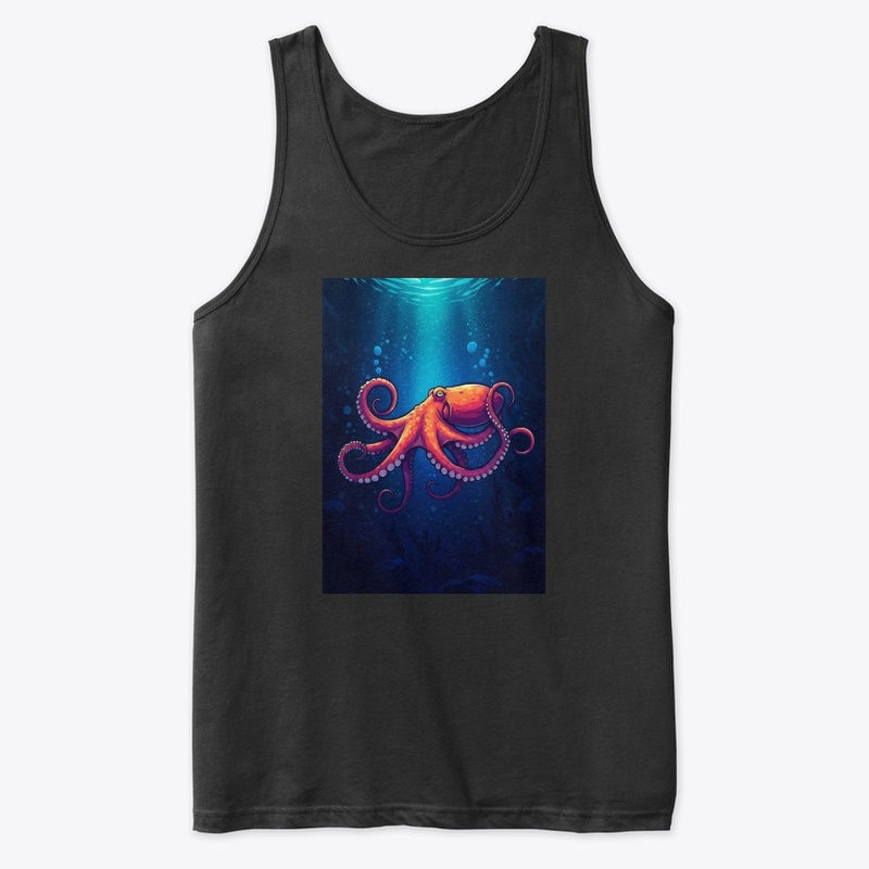 Bright Colorful Octopus