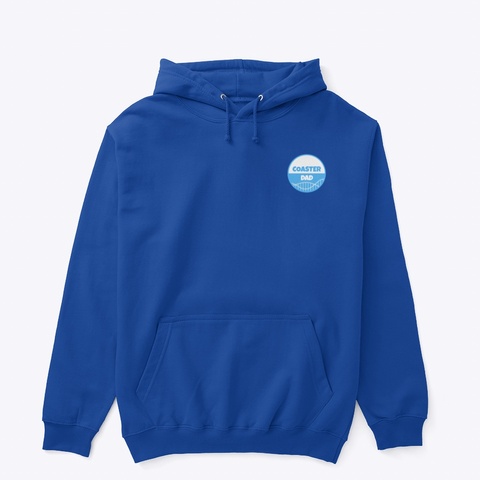 Coaster Dad Logo Royal T-Shirt Front