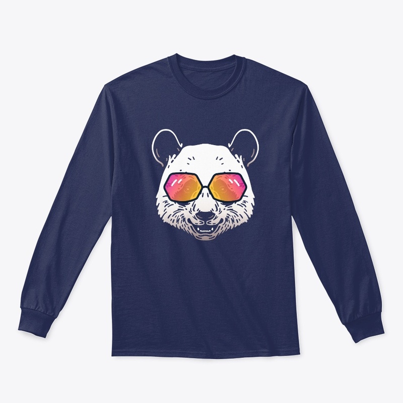 Cute Panda in Sunglasses (Colored+sg02)